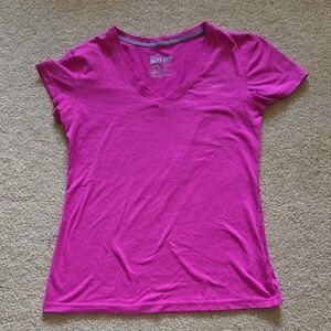 NIKE Women's Bright Pink Short Sleeve Tee Sz S Activewear Sportswear Gym Workout